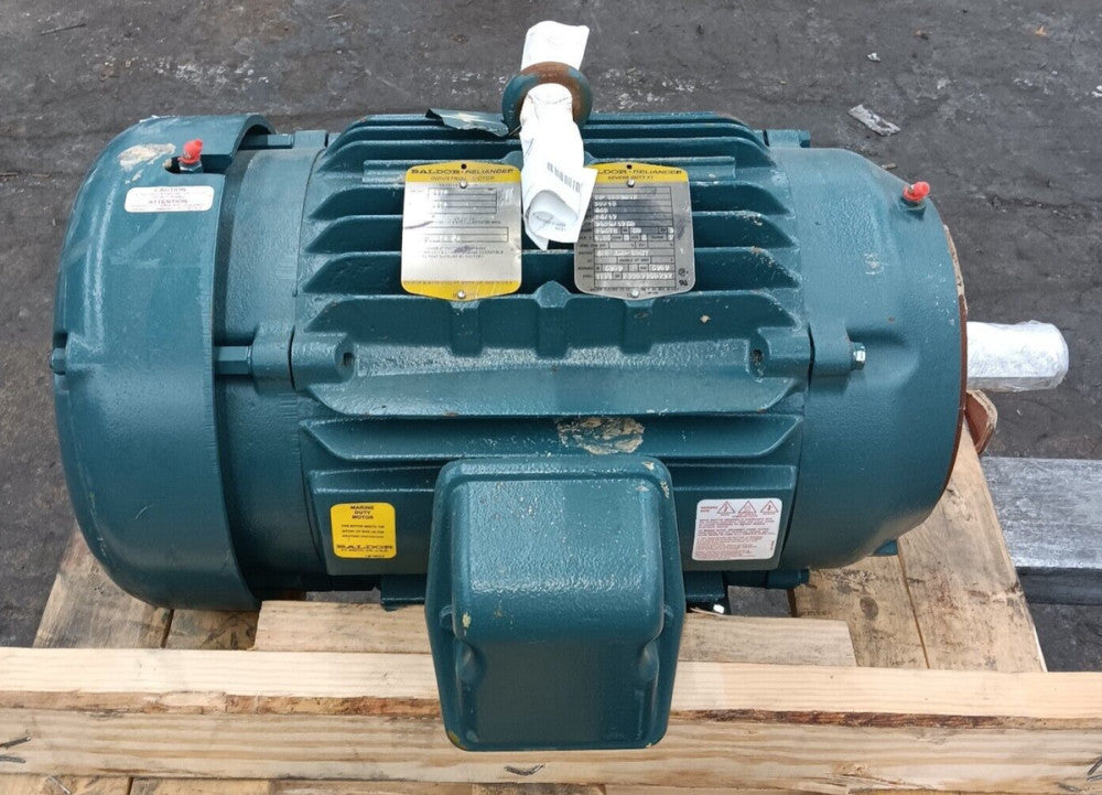 NEW BALDOR 20 / 10 HP AC MOTOR 460 VAC 3525 / 1760 RPM 256TC FRAME TEFC