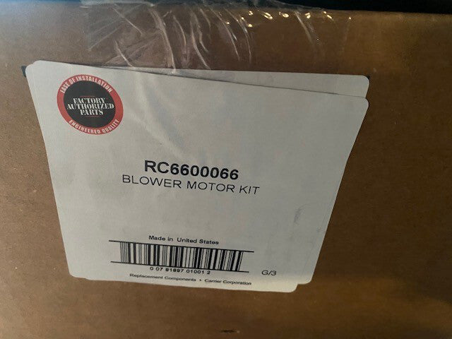 Carrier RC6600066 - 115V 3/4HP ECM Motor (NEW)