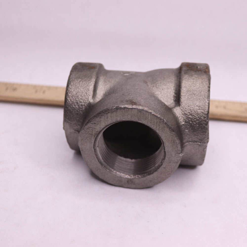 Anvil Tee Black Cast Iron 125 # 1-1/2 x 1-1/4 x 1-1/4 BCITJHH