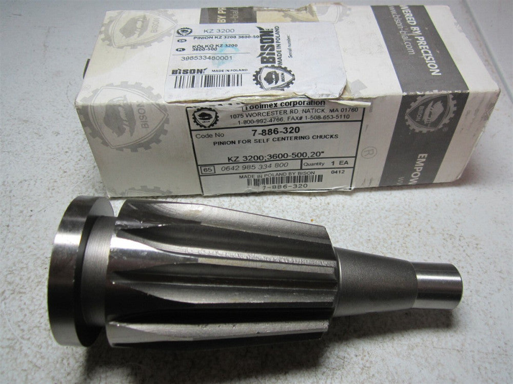 Bison (7-886-320) 2" Diam Pinion for 20" Scroll Self Centering Chucks