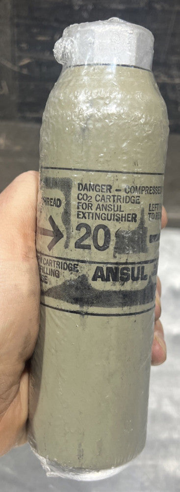 Ansul Model #20  Co2 Cartridge for Ansul Fire Extinguisher Nos Surplus