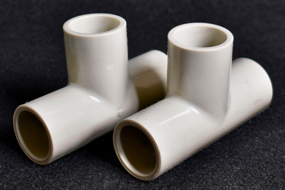 2 Count Georg Fischer 32mm 1" Tees Butt Fusion S5/PN10 PP 32  727.208.508