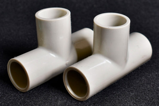 2 Count Georg Fischer 32mm 1" Tees Butt Fusion S5/PN10 PP 32  727.208.508