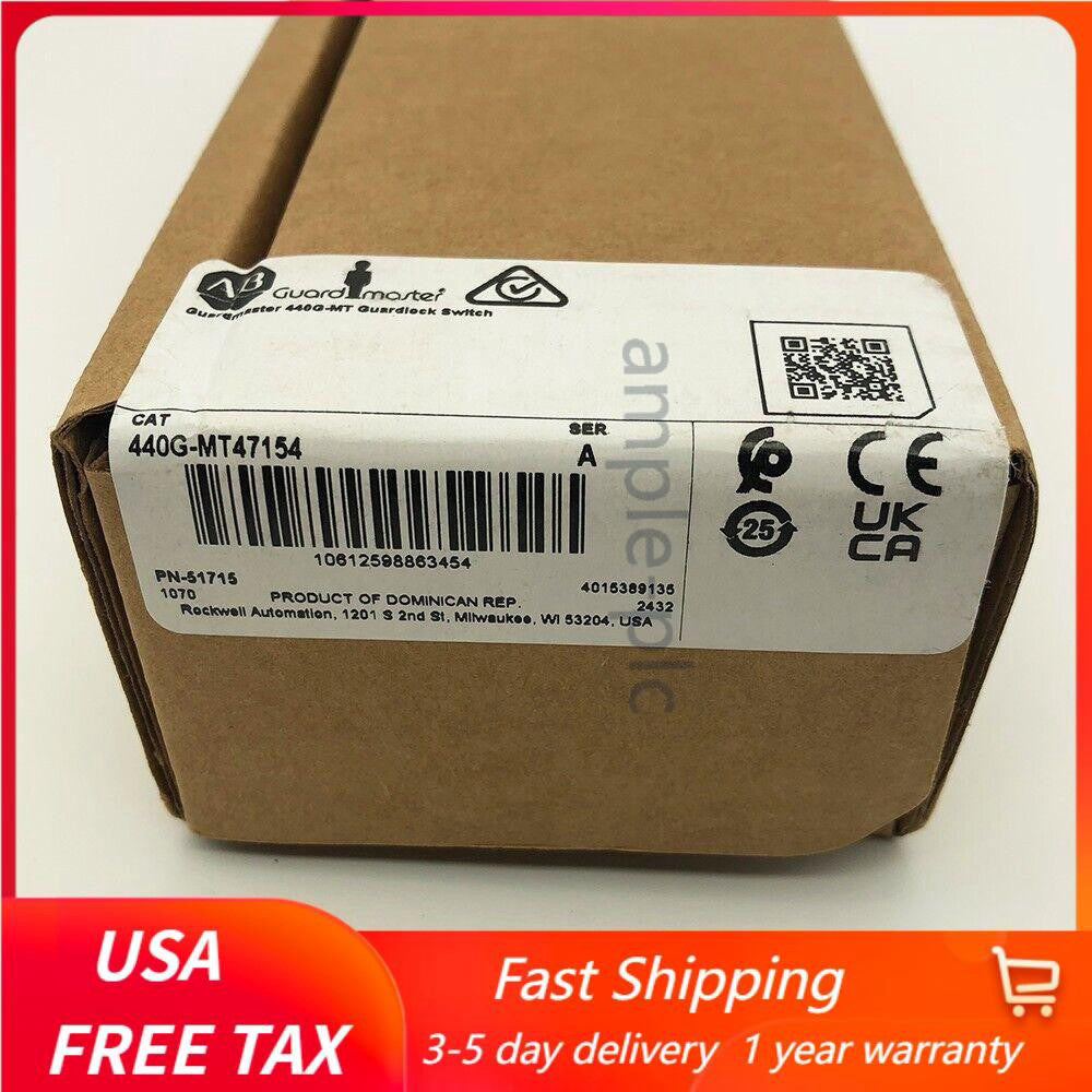 New AB 440G-MT47154 Safety Interlock Switch PN-51715 24VDC Guardmas US Free Tax