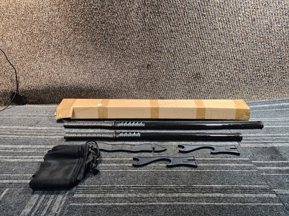 Katana Sword Polypropylene Training Samurai Sword 2-Piece with Display Stand