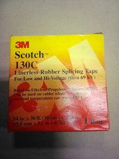 3M Scotch 130C Linerless Rubber Splicing Tape 3/4" X 30 ft (10 Yds) X .030"