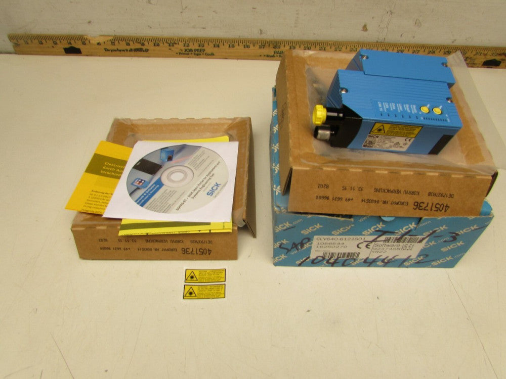 SICK CLV640-6121S01 , BARCODE SCANNER MODULE, W/CD, VER.-V5.51 ,NIB! MAKE OFFER!