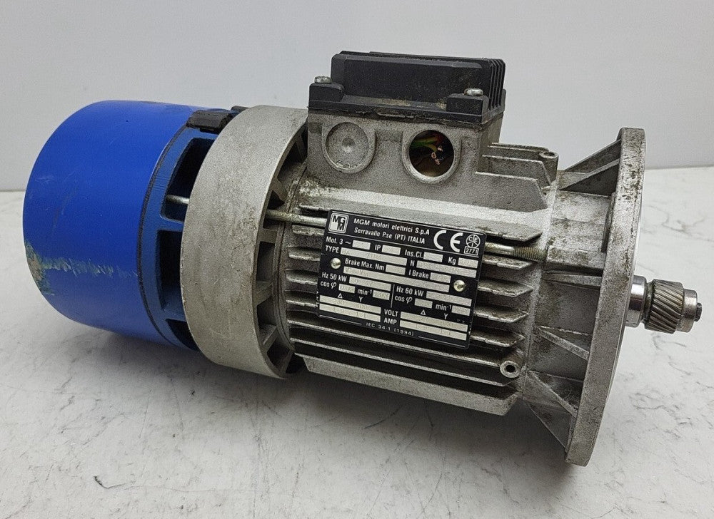 Mgm BA 71B4 Brake Motor 277/480V  IP54 S1 1.9 1.1 Amp