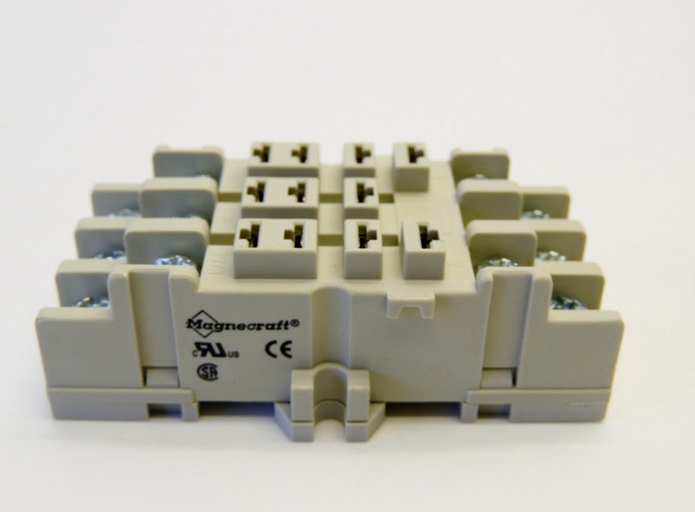 5-Pack MAGNECRAFT 70-463-1 Relay Socket 11 Pin Ice Cube DIN Panel Mount 300V 15A