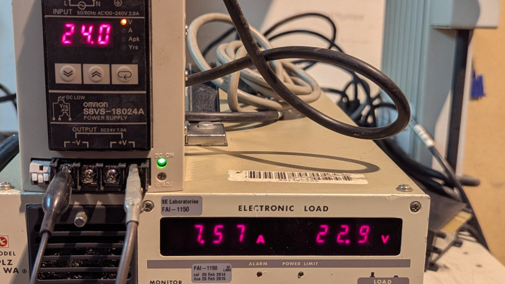 Omron S8VS-18024A /ED2 Power Supply 24V 7.5A LOAD TESTED