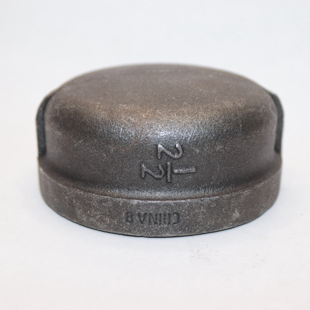 Round Cap Malleable Iron 2-1/2" 