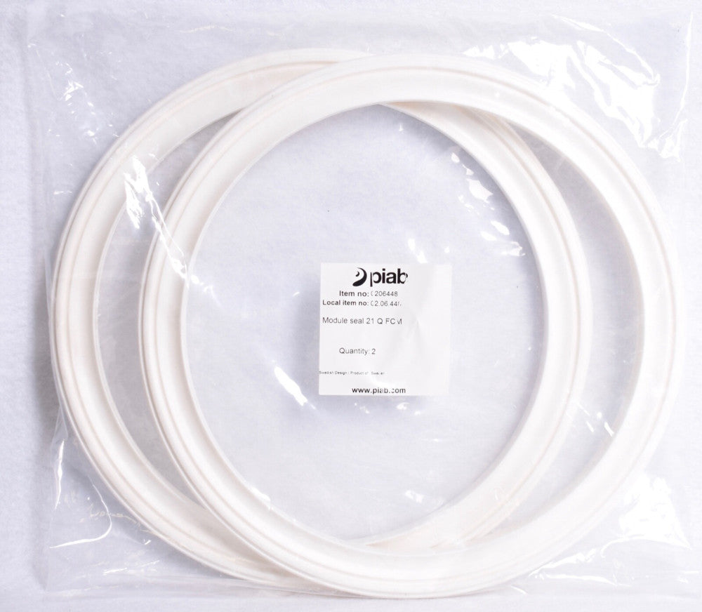 2 Count Piab Module Fluid Seals 21 Q FCM  0206448  Factory Sealed