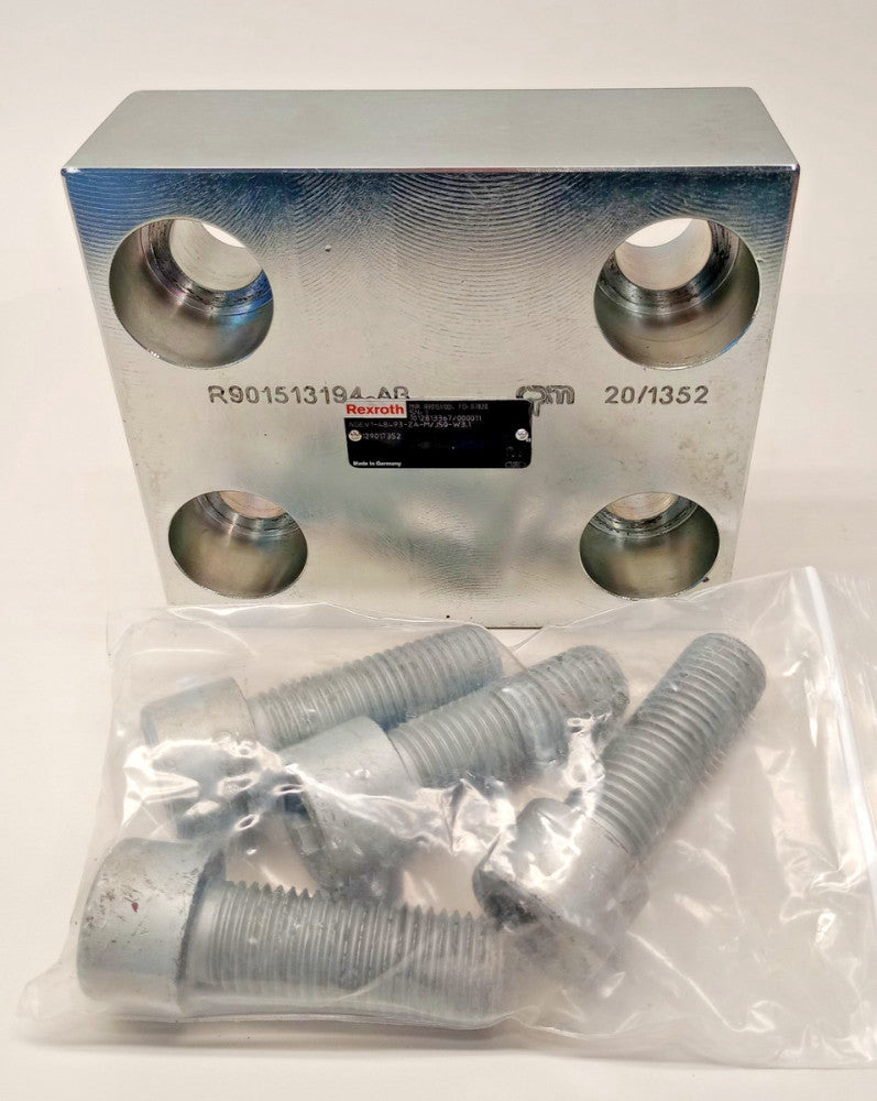 Rexroth R901511004 Used Cartridge Valve Cover AGEV1-48493ZAM/J50/W3.1 R901513194