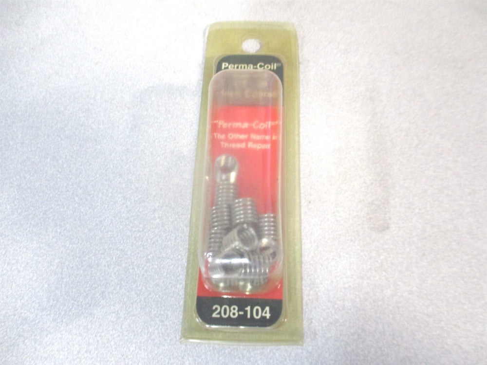 Perma-Coil (208-104) 1/4"-20 x 3/8" UNC SS Free Running Helical Insert - 12ct 