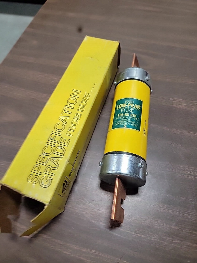 New Bussmann LPS-RK-225SP 225 Amp Fuse Low Peak 600 Volt