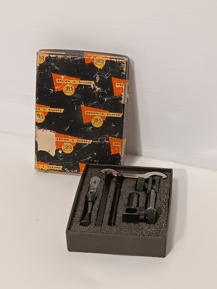 Brown & Sharpe 599-7041 BESTEST Dial Test Indicator Accessory Set - Complete Set