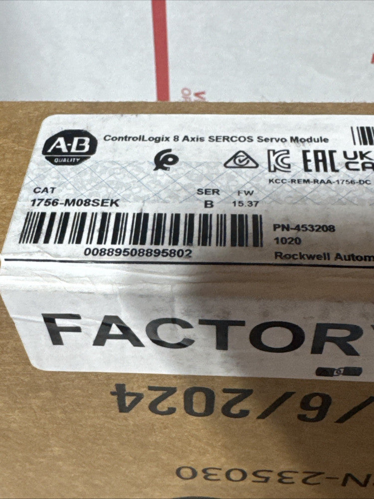 New Sealed Box 2024 ALLEN BRADLEY 1756-M08SEK / 1756M08SEK