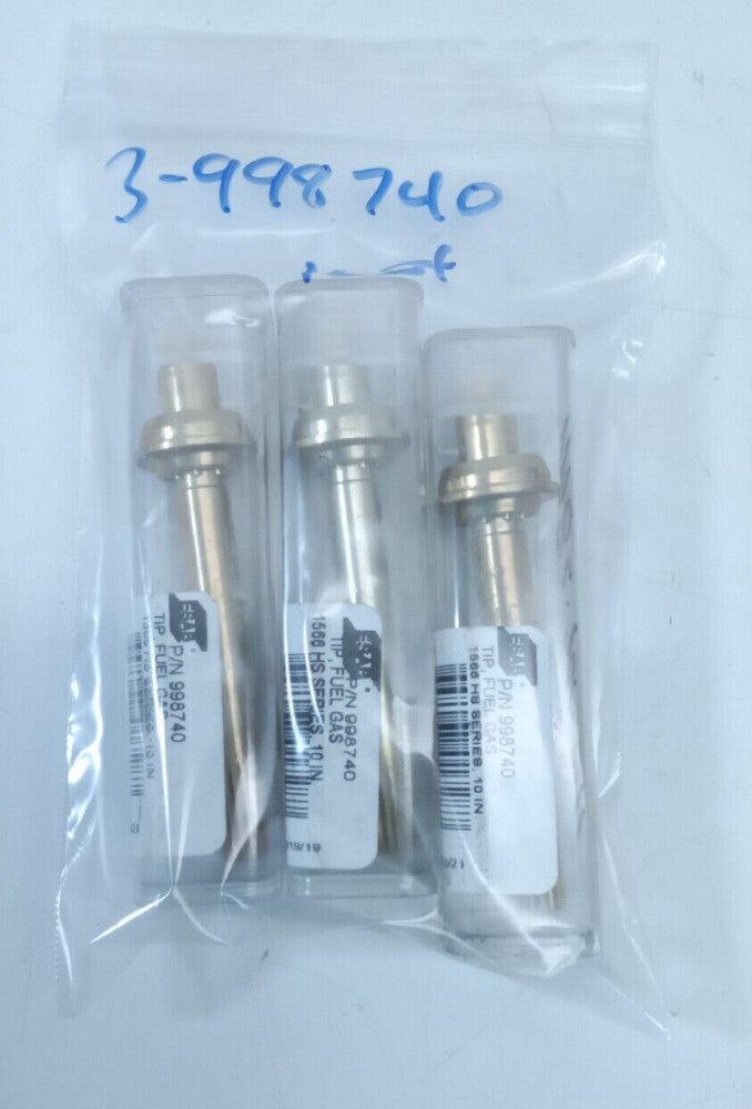 ESAB 998740 10" High Speed Cutting Tip Insert (Lot of 3)