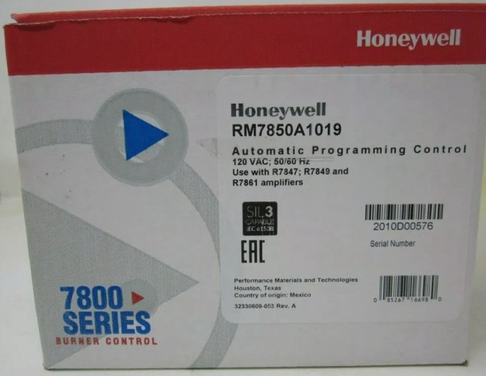One Brand New Honeywell RM7850A1019 RM7850 A 1019 Burner Control RM7850A 1019