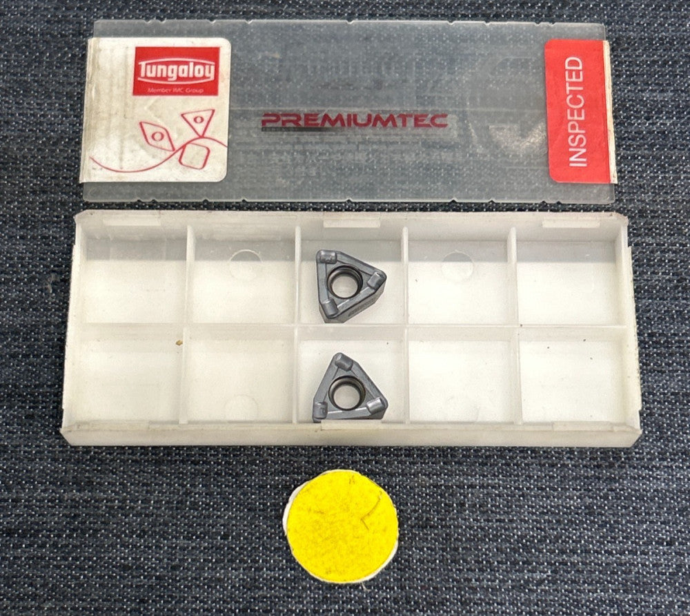 TUNGALOY INDEXABLE DRILL INSERT WWMU09X510R-DS AH6030 LOT OF 2