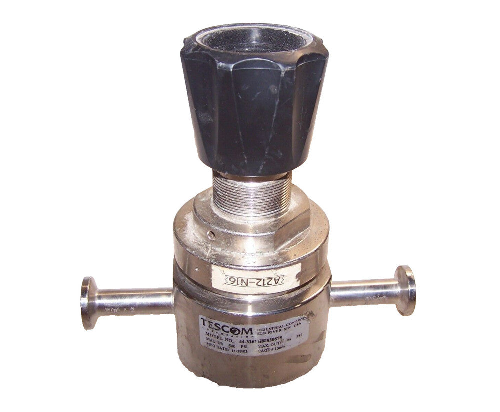 TESCOM STAINLESS STEEL PRESSURE REGULATOR INLET 500 PSI  44-3261H80830678