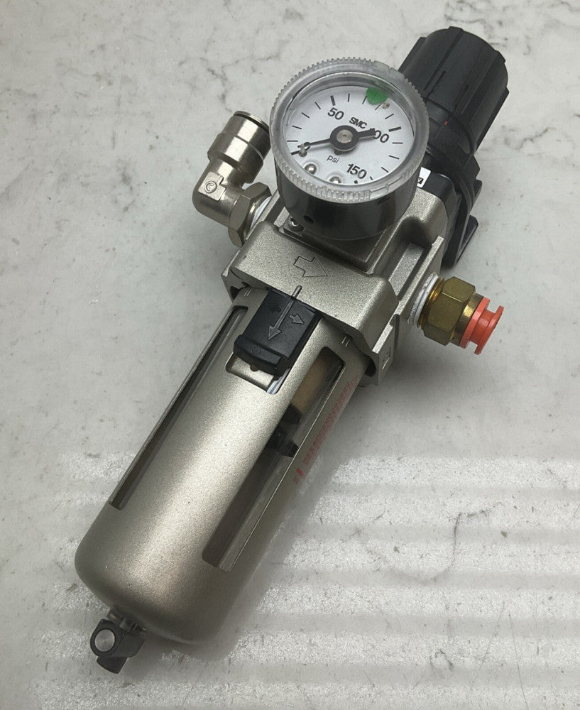 SMC AW30-N03BG-Z-X64 7-125PSI Filter Regulator *USED
