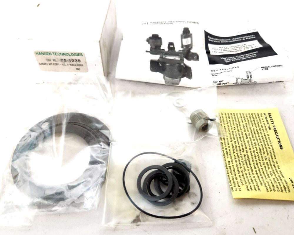 Hansen 75-1039 Gasket Kit For HA4A; HS4A; Size: 1/2, 2" NEW