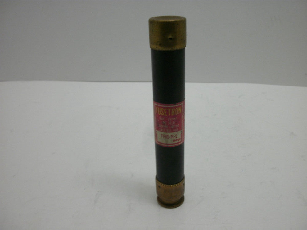 FUSETRON FRS-R-3 FUSE 3 AMP DUAL ELEMENT TIME DELAY CURRENT LIMITING CLASS RK5