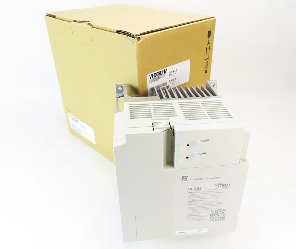 Johnson Controls VFD68DFM VFD68 Series VFD Drive 575VAC 3-Phase 0.75 kw 1HP NIB