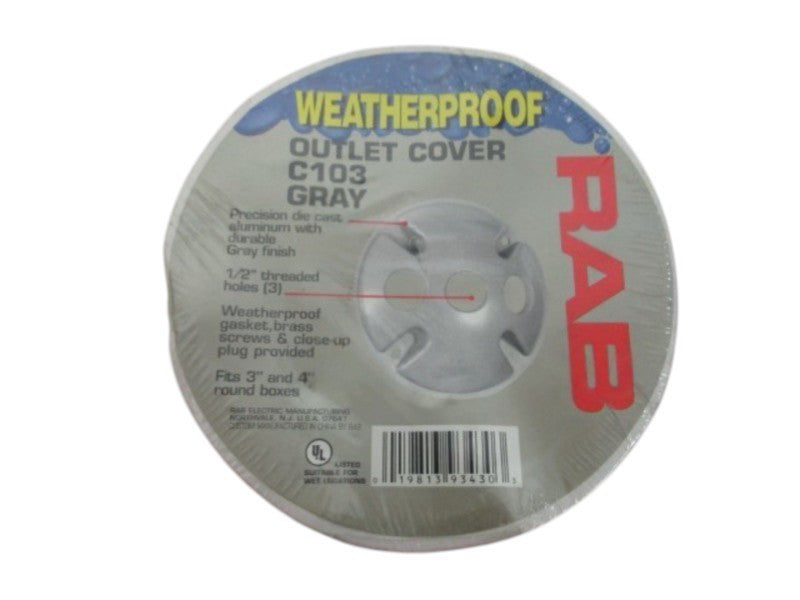 RAB C103 OUTLET COVER NSMP