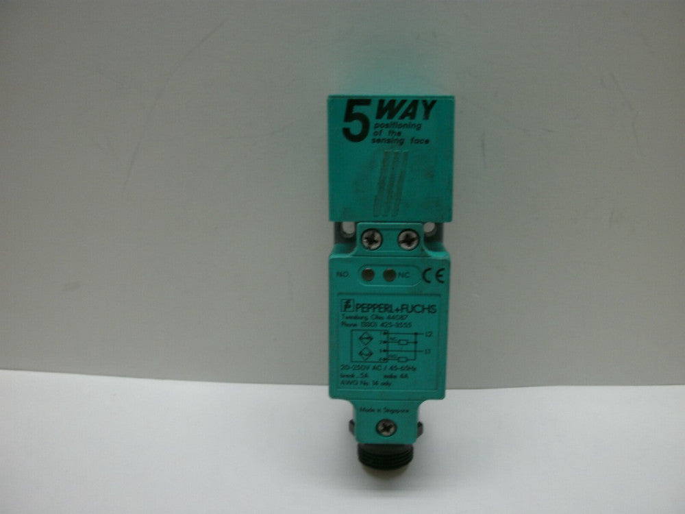 PEPPERL+FUCHS NJ20-U4-W4 5 WAY POSITIONING PROXIMITY SENSOR BREAK .5A 20-250V AC