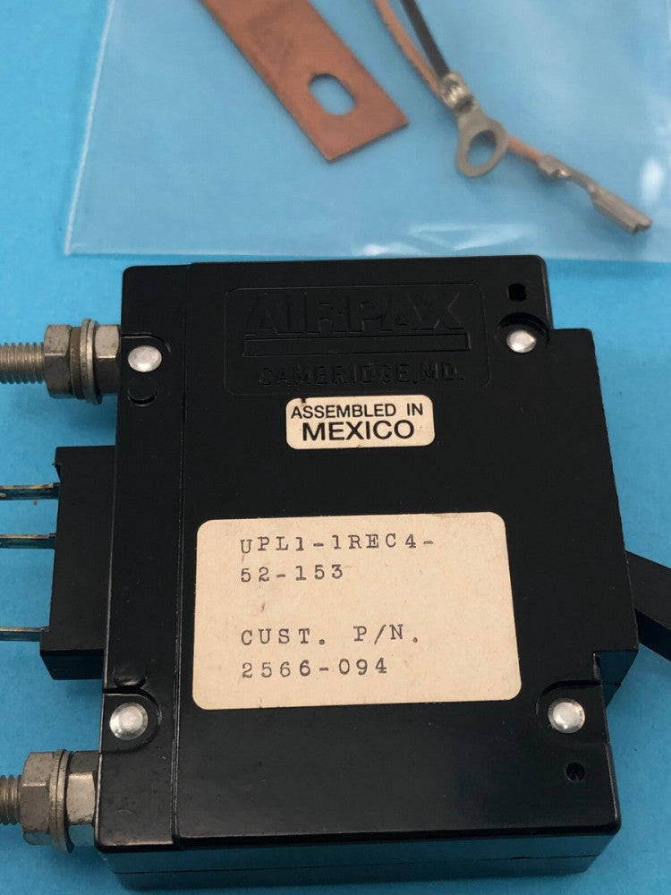 AIRPAX  UPL1-1REC4-52-153 Breaker 15amp, 65VDC  **NEW** Old Stock