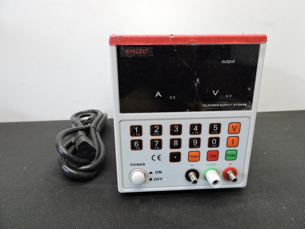 Hyelec Dr. Meter Programable Linear DC Power Supply HY3005M - WORKS