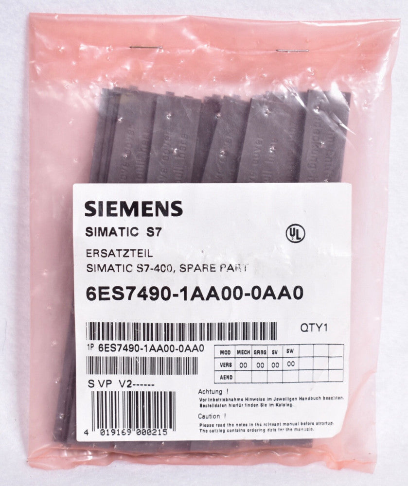 10 Pack Siemens S7 Slot Covers  6ES7490-1AA00-0AA0 S7-400