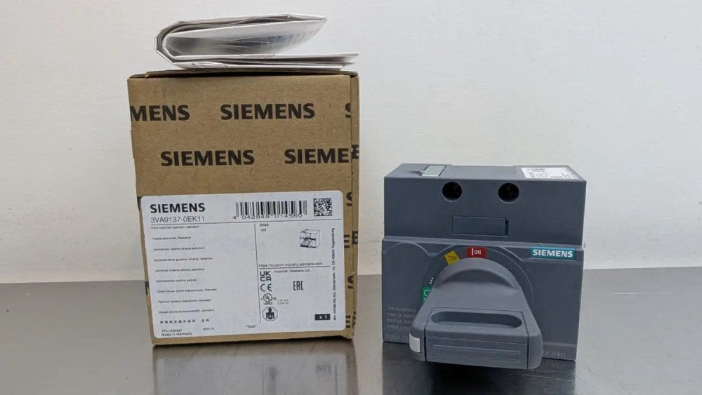Siemens 3VA9137-0EK11 Front Mounted Rotary Operator Standard