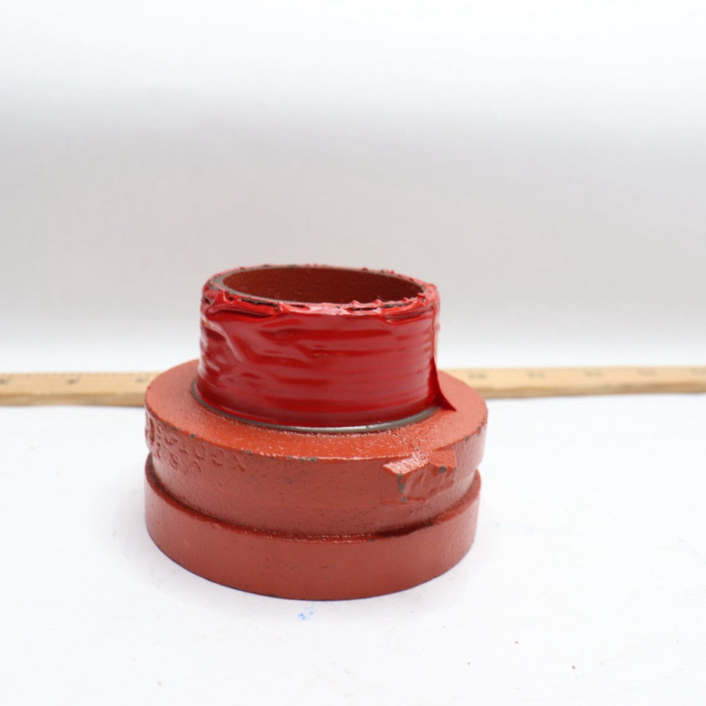 Concentric Reducer Grooved Fire Protection Fitting 3" Grooved x 2" MNPT