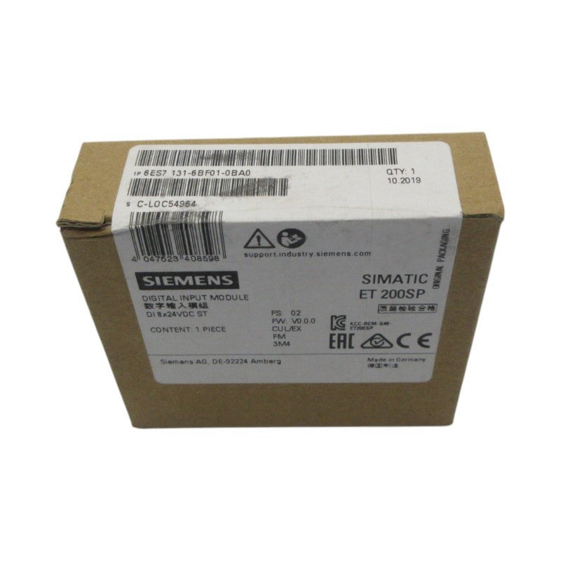 SIEMENS 6ES7131-6BF01-0BA0 24VDC NSFS