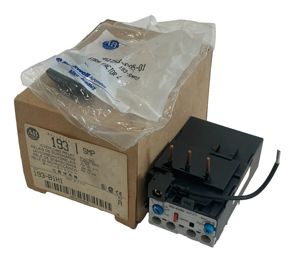 A / B 193-B1H1 OVERLOAD RELAY SER. A  193B1H1 NEW, SURPLUS