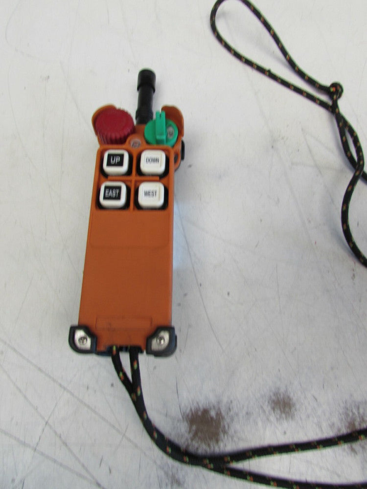 TELECRANE REMOTE CONTROL F21-4D-TX CHANNEL-008 XLNT USED TAKEOUT MAKE OFFER !!