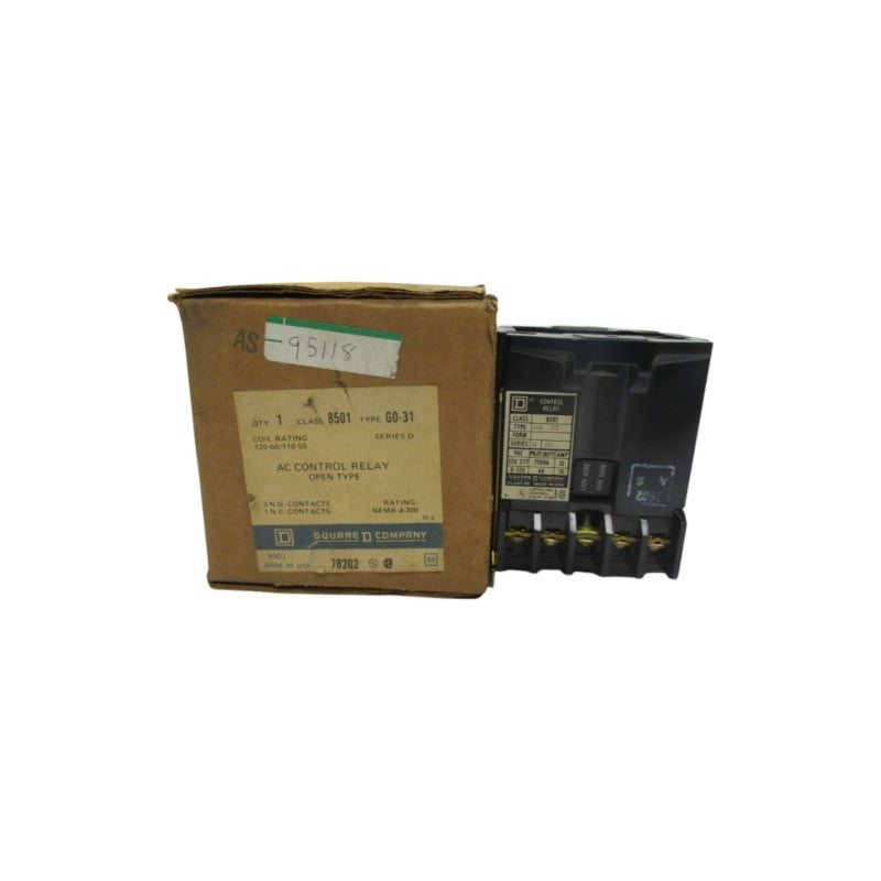 SQUARE D 8501G0-31 110-120V 10A NSMP