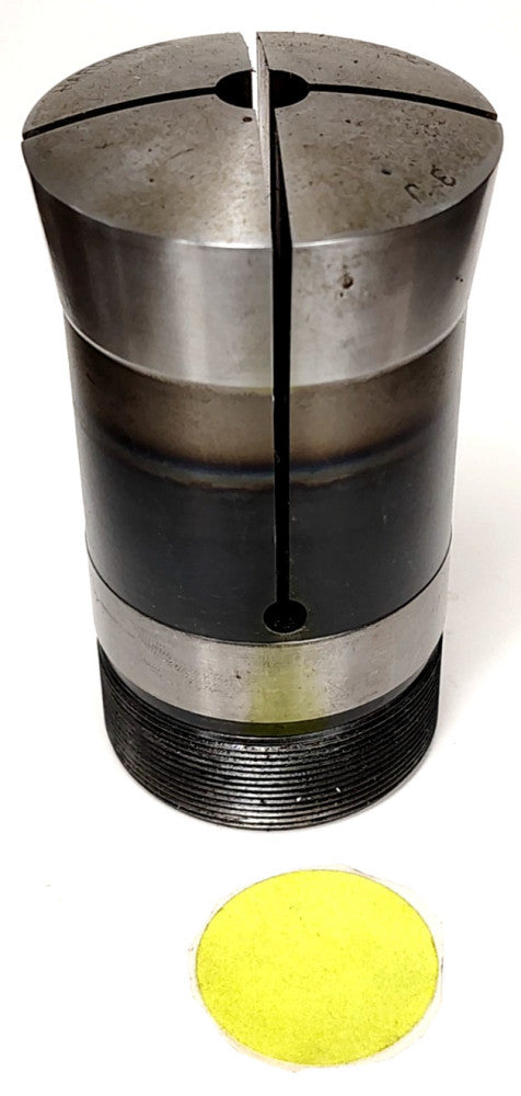 HARDINGE 3J 13/32" ROUND COLLET 4" OAL INNER/OUTER THREADS STEEL MATERIAL