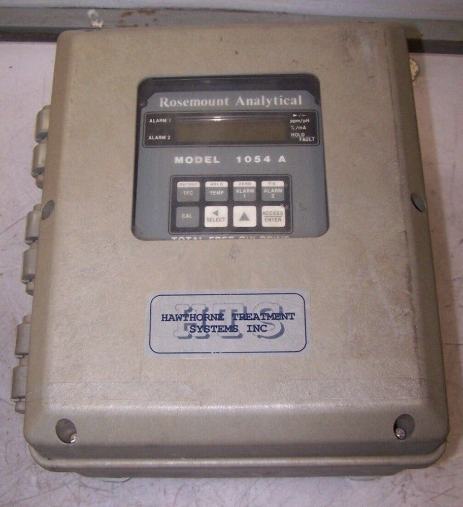 NEW ROSEMOUNT 1054 A ENCLOSED TOTAL FREE CHLORINE ANALYZER 115 VAC