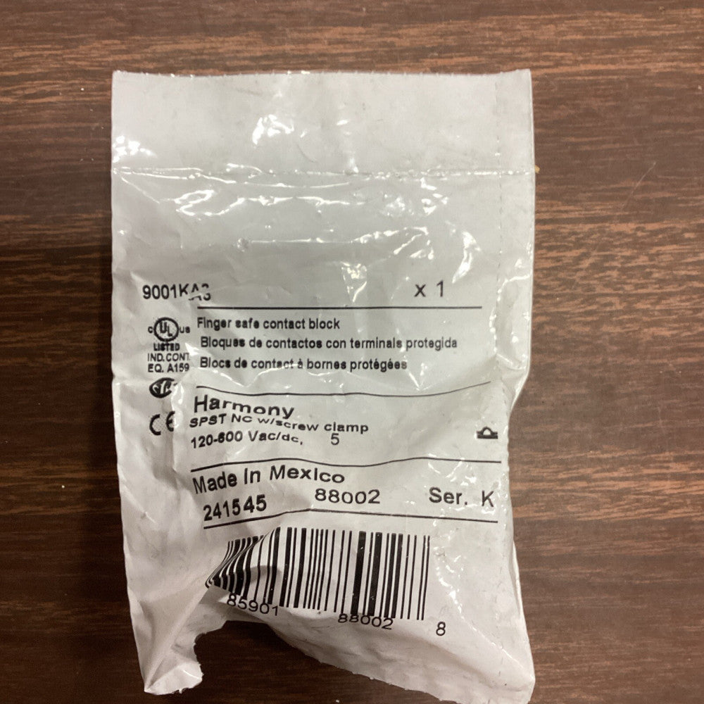 SCHNEIDER ELECTRIC 9001KA3 SER.K CONTACT BLOCK
