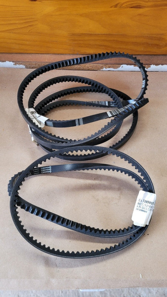 Lot of 3 Continental AX46 Industrial Cogged V Belts 48" Long x 1/2" Wide