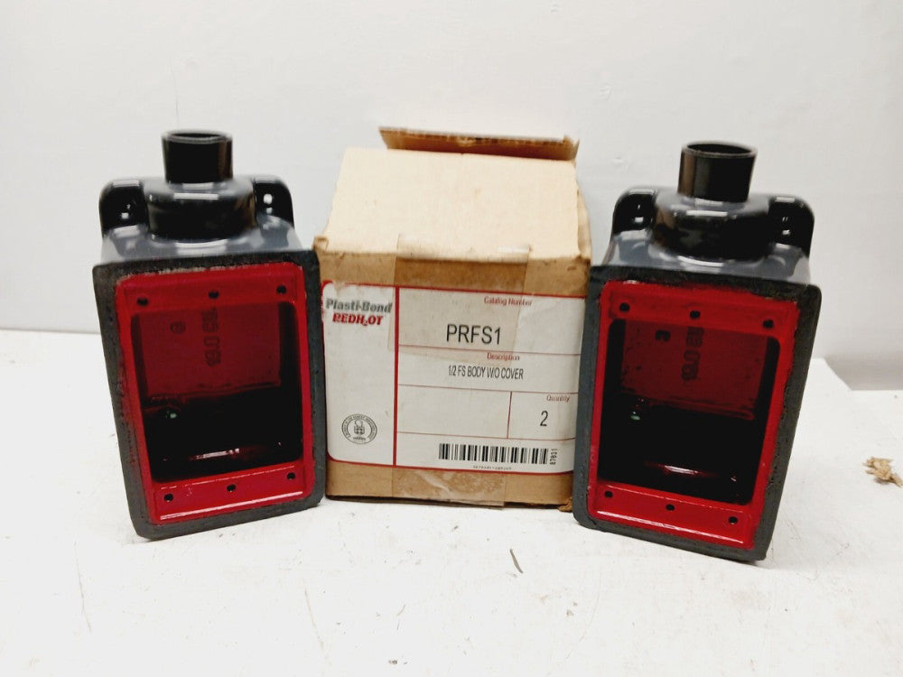 2) NEW PLASTI-BOND REDH2OT PRFS1 1/2 FS BODY W/O COVER