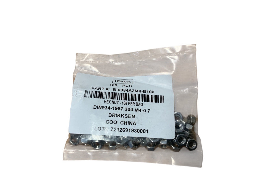 MCMASTER-CARR B-0934A4M4-B50 Fasteners(50 PCS)