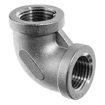 Zoro Select Zusa-Pf-7454 Elbow,316 Ss,1",Female Bspp,Class 150