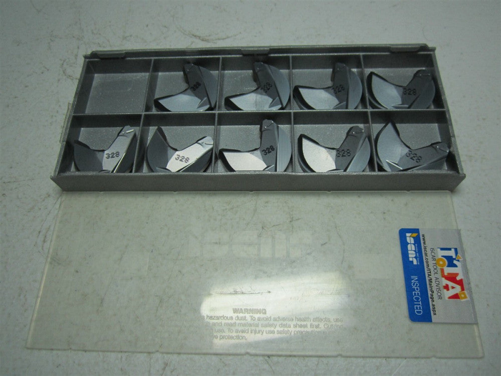 Iscar (5602057) CRF100, IC328 Grade Carbide Profiling Insert - Pack of 9