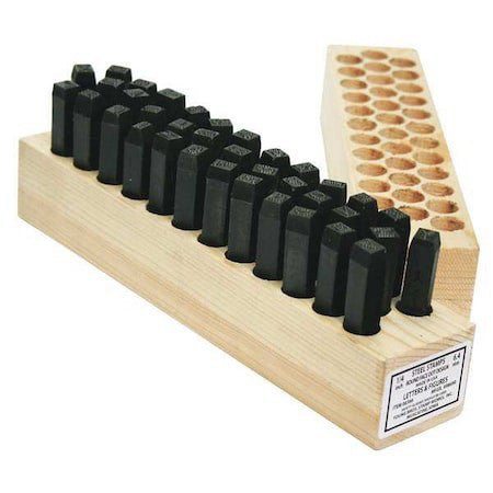 Young Bros Stamp Works 09366 Round Face Dot Combo Set,1/2In H,Steel