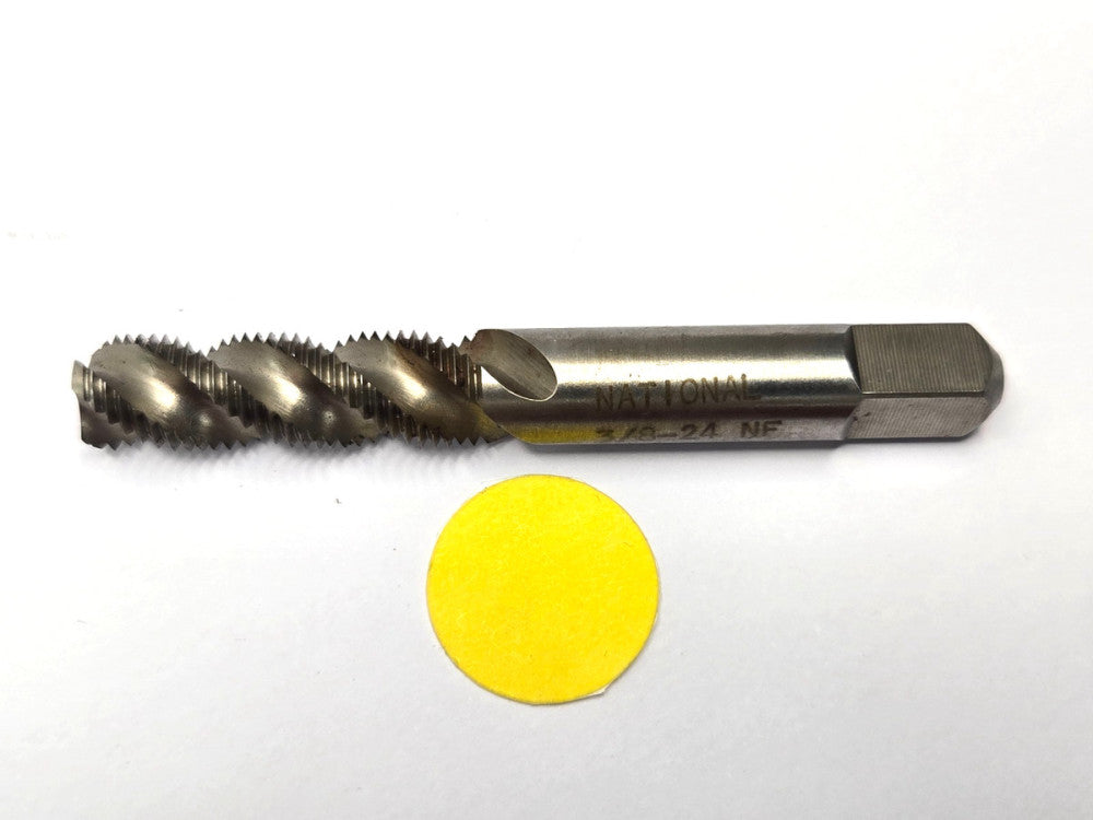 NATIONAL 3/8-24 SPIRAL FLUTE PLUG CHAMFER TAP NF GH-3